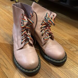 Never worn light pink original Dr Martens.  Size 9 brand new.